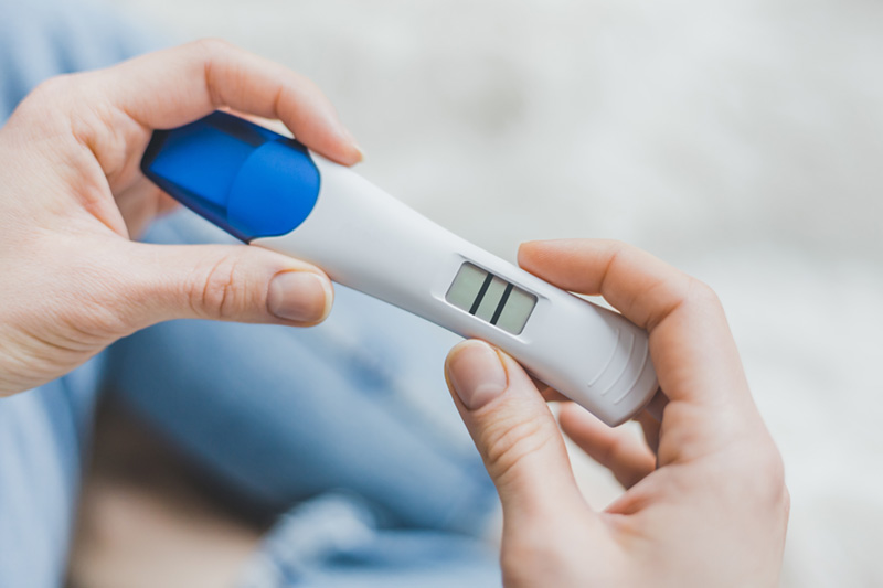 positive pregnancy test